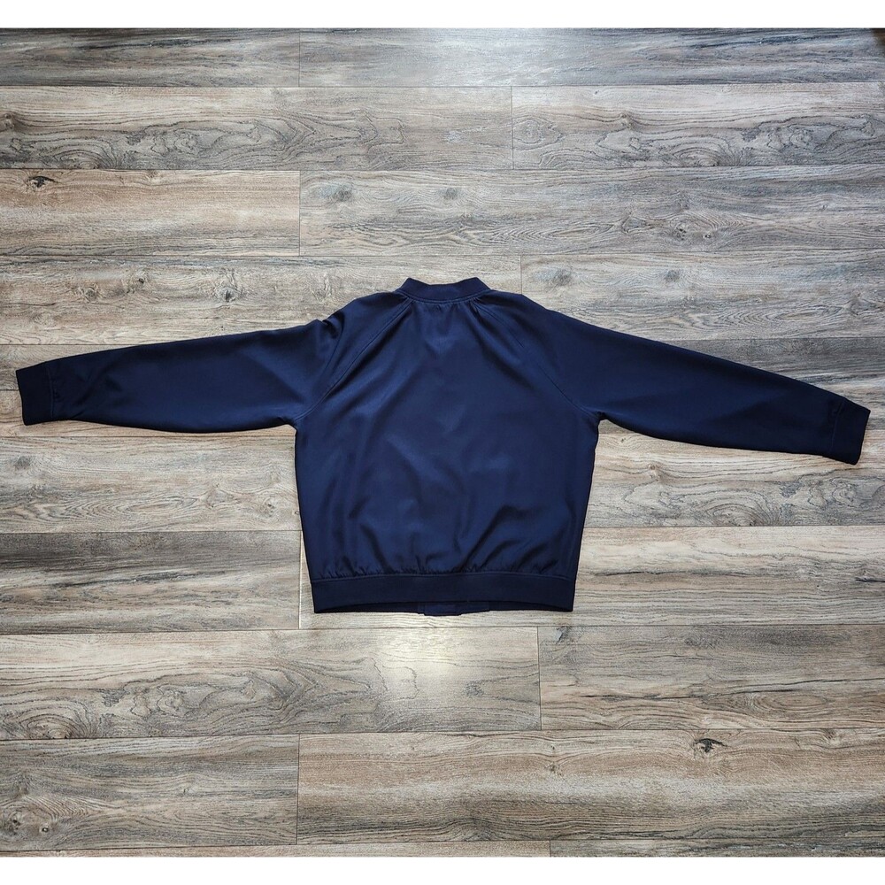 Haggar Navy Blue Bomber Jacket Men’s Size Large - Picture 3 of 7